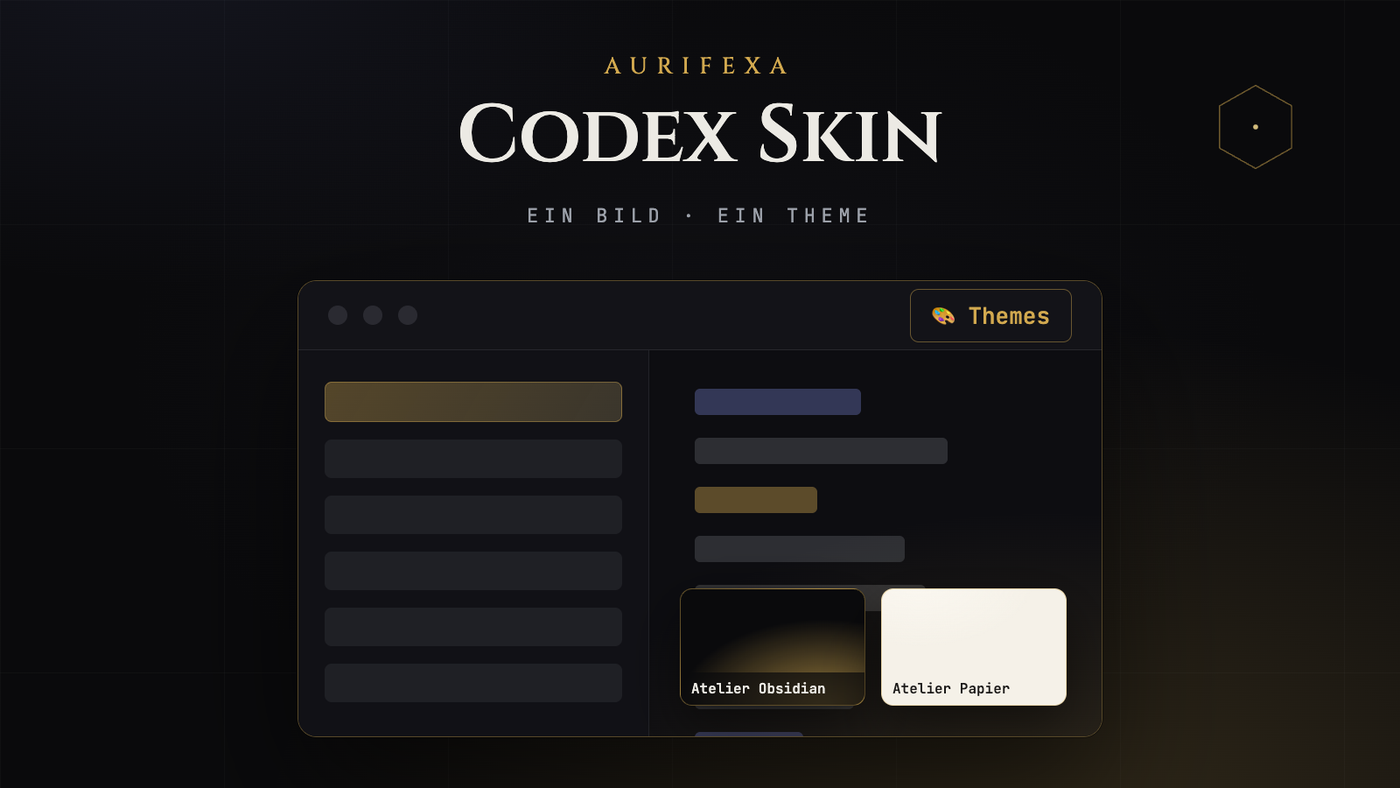 Codex Skin Editor-Ansicht — AURIFEXA