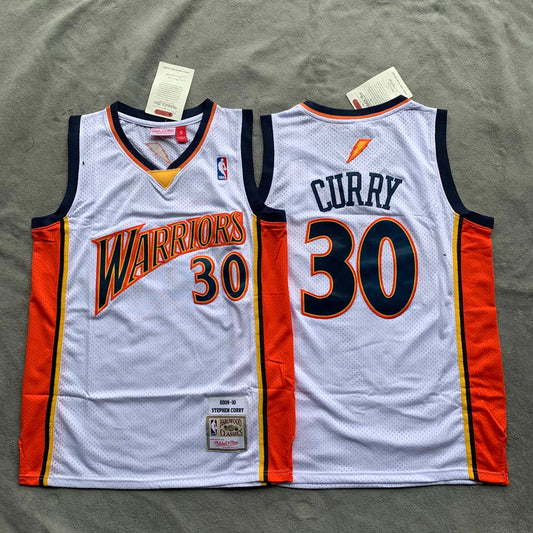 Curry No. 30 warrior retro jersey NBA