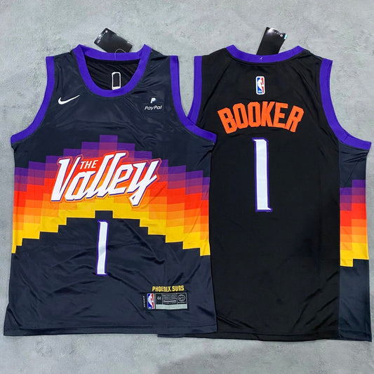 Devin Booker No. 1 Suns jersey NBA